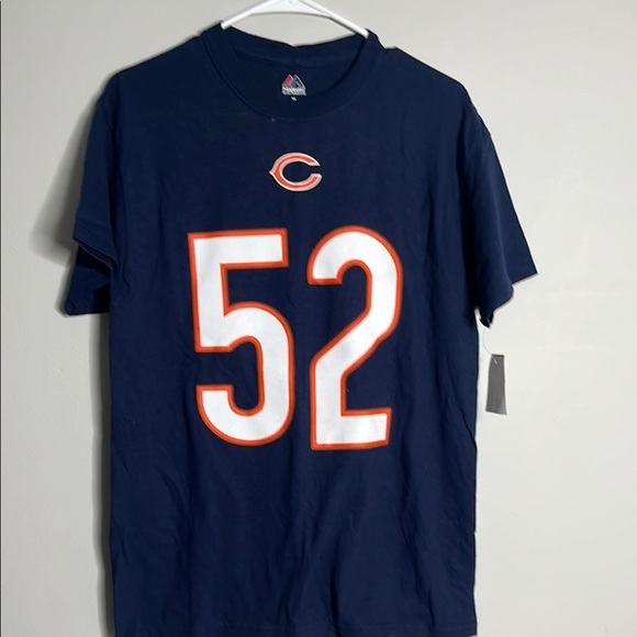 Majestic Other - Blue Jersey Shirt with Team Logo Chicago Bears Khalil Mack